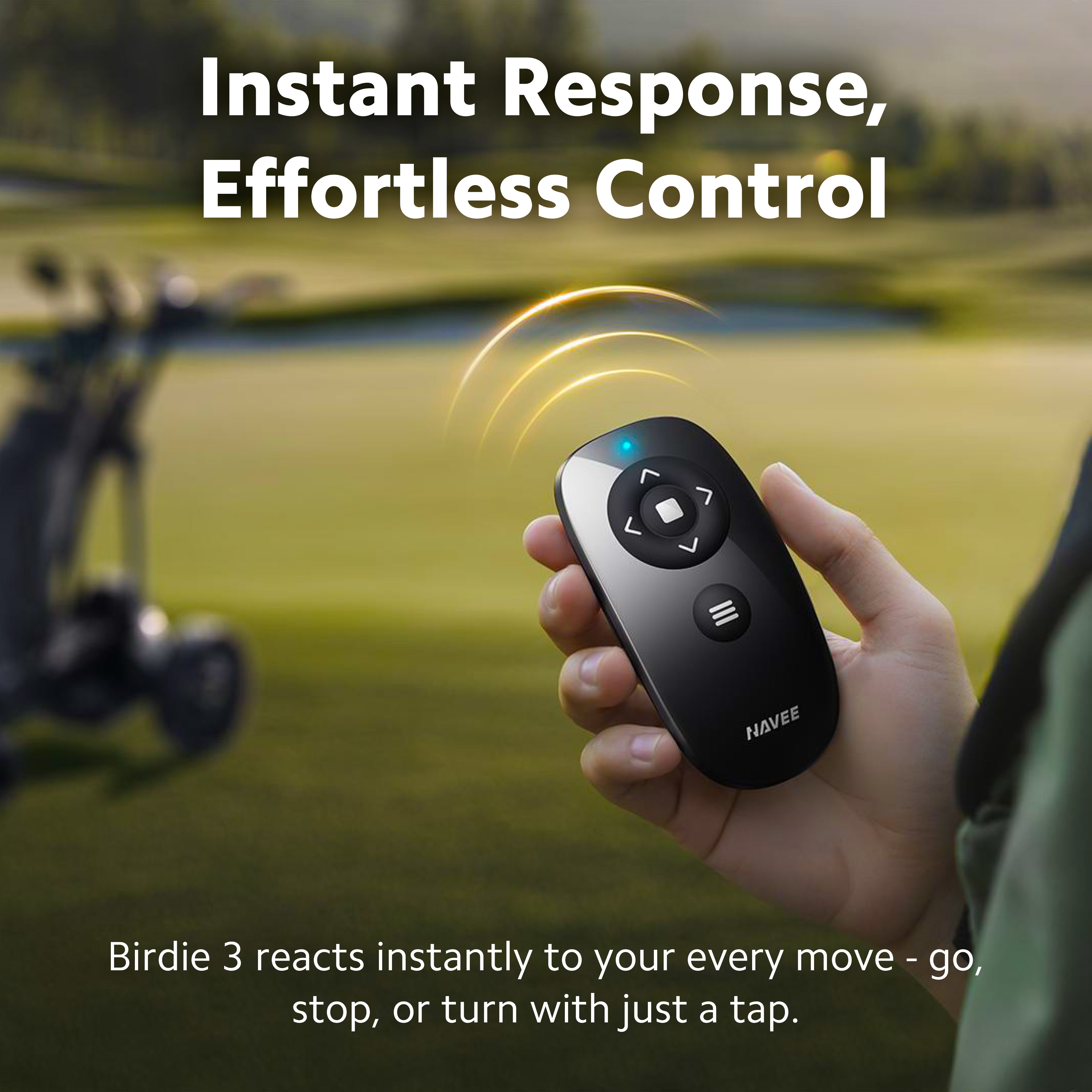 Navee Birdie3 Electric Remote Trolley - Black